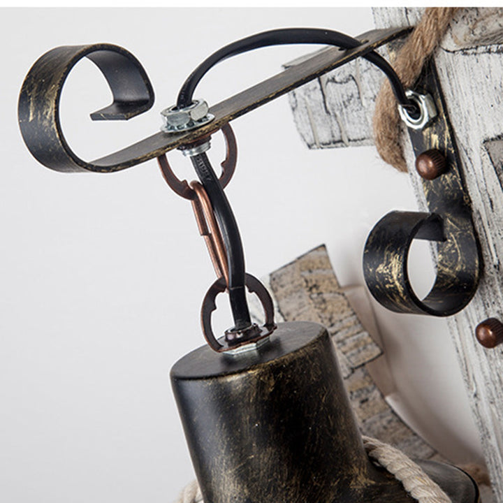 Wooden Anchor LED Wall Lamp – Nautica-A-State of Style