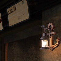 Wooden Anchor LED Wall Lamp – Nautica-A-State of Style