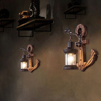 Wooden Anchor LED Wall Lamp – Nautica-A-State of Style
