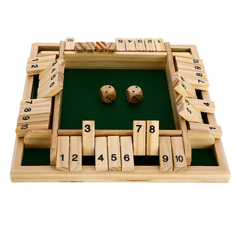 Wooden Dice Board Game - MathKingdom-State of Style