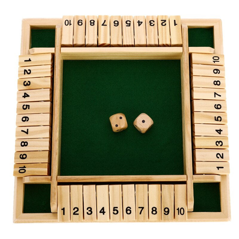 Wooden Dice Board Game - MathKingdom-State of Style