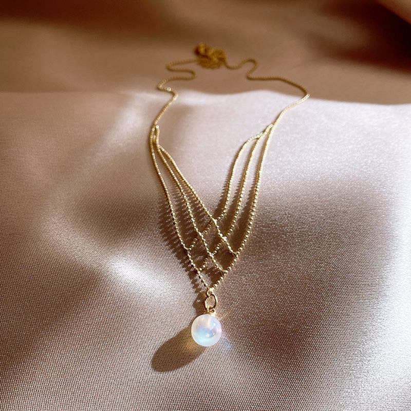 Woven Pearl Necklace - Mariela-State of Style