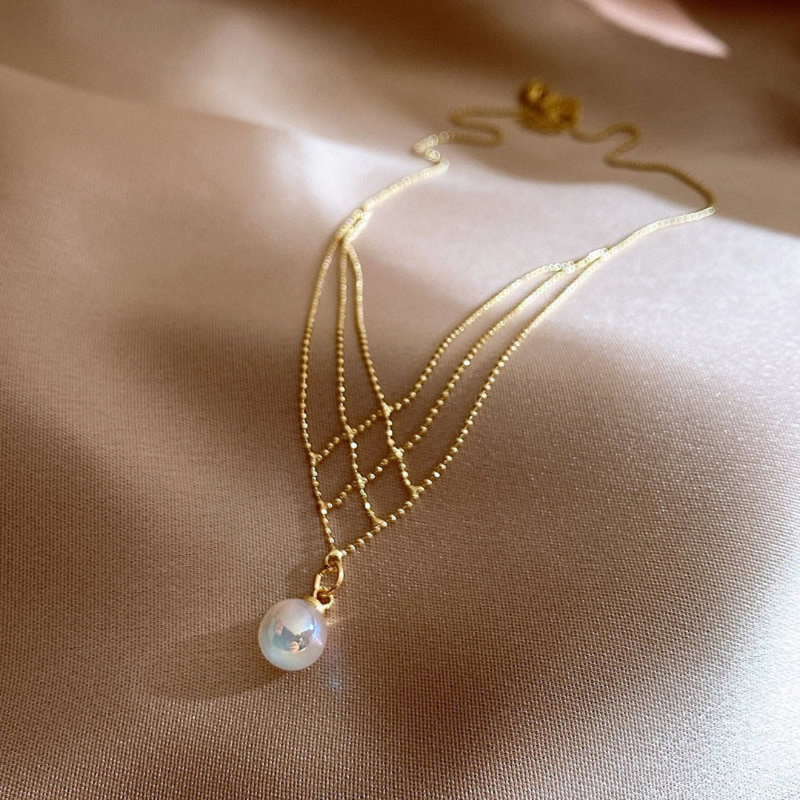 Woven Pearl Necklace - Mariela-State of Style