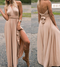 Wrap dress for women – Versatile & transformable with over 50 styling variations – Mira-Beige-S-State of Style