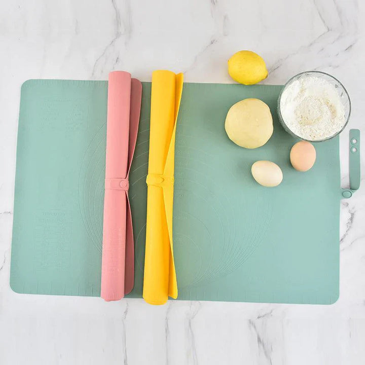 XL Silicone Kitchen Mat - FlexiMat-Green-State of Style