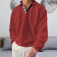 Lightweight men's summer sweater with a loose fit – Benedikt