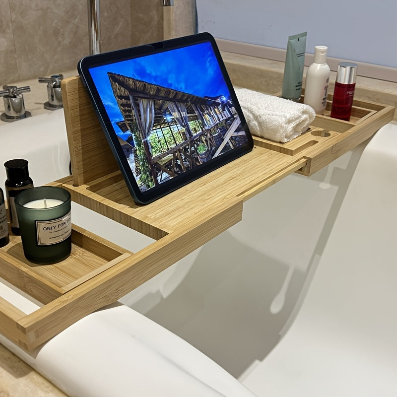 ZenBath Luxe Bamboo Bathtub Tray-State of Style
