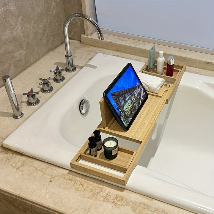 ZenBath Luxe Bamboo Bathtub Tray-State of Style
