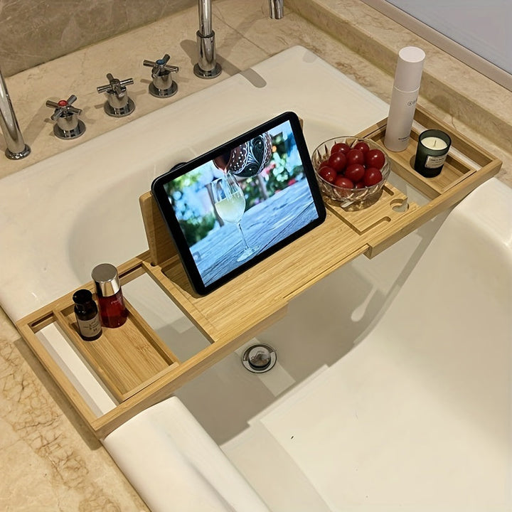 ZenBath Luxe Bamboo Bathtub Tray-State of Style