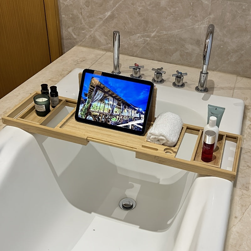 ZenBath Luxe Bamboo Bathtub Tray-State of Style