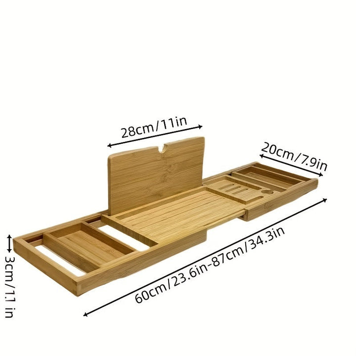 ZenBath Luxe Bamboo Bathtub Tray-State of Style