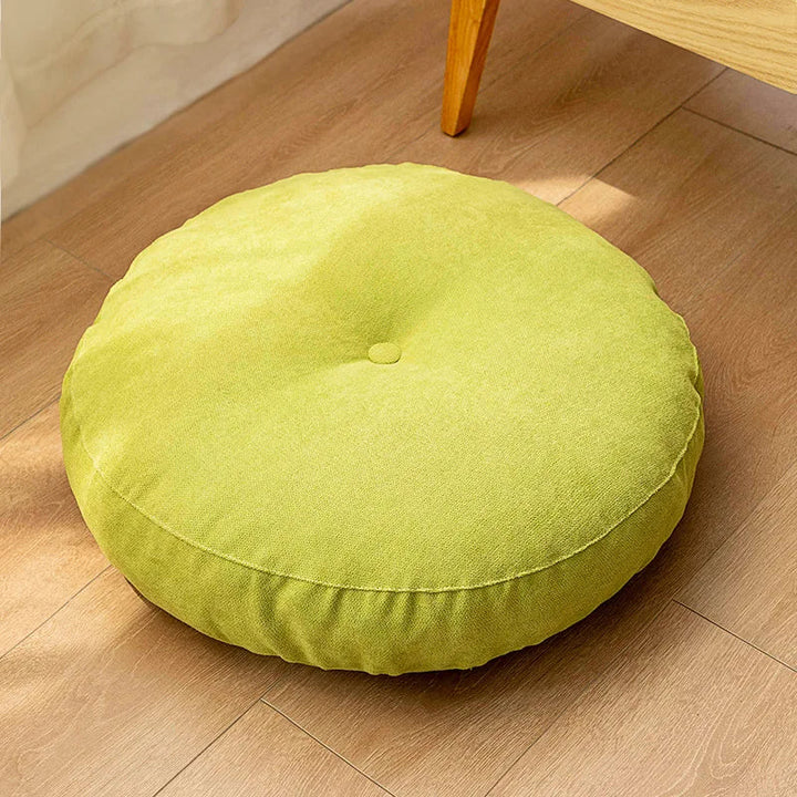 ZenCushion – Round Meditation & Yoga Cushion-Mint-Round 42cm-State of Style