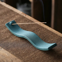 ZenWave Ceramic Incense Holder-Blue-State of Style