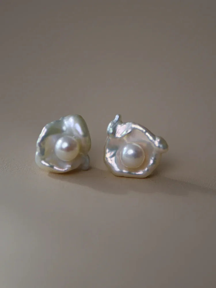 Baroque Pearl Earrings – Noa