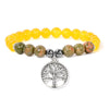 Natural Crystal Tree of Life Bracelet - Mila