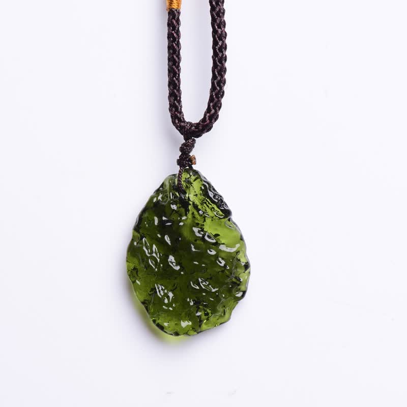 Purification Green Moldavite Necklace - Alina