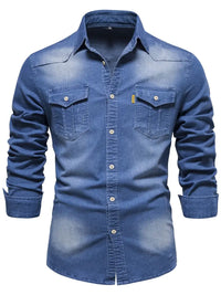 Denim Men's Shirt - Hugo