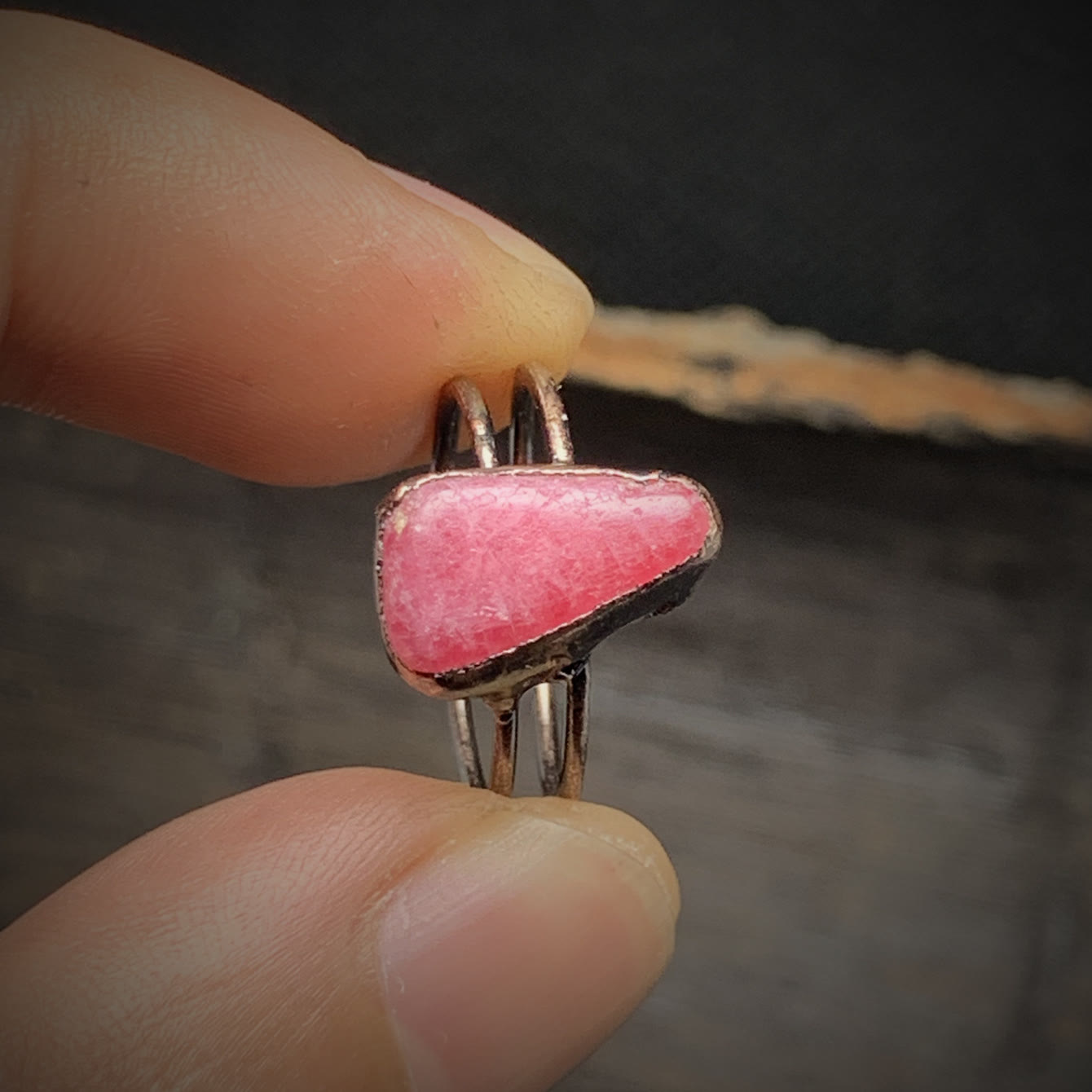 Natural Raw Birthstone Ring - Selina