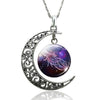 Zodiac Moon Necklace | Celestial Jewellery | Unique Pendant