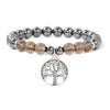 Natural Crystal Tree of Life Bracelet - Mila