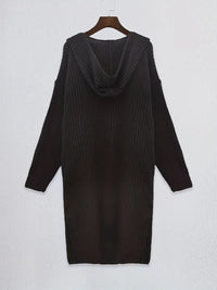 Long women's knitted cardigan for autumn & winter – Elara