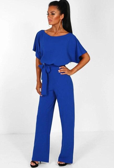 1-Piece Jumpsuit-Blue-S-State of Style