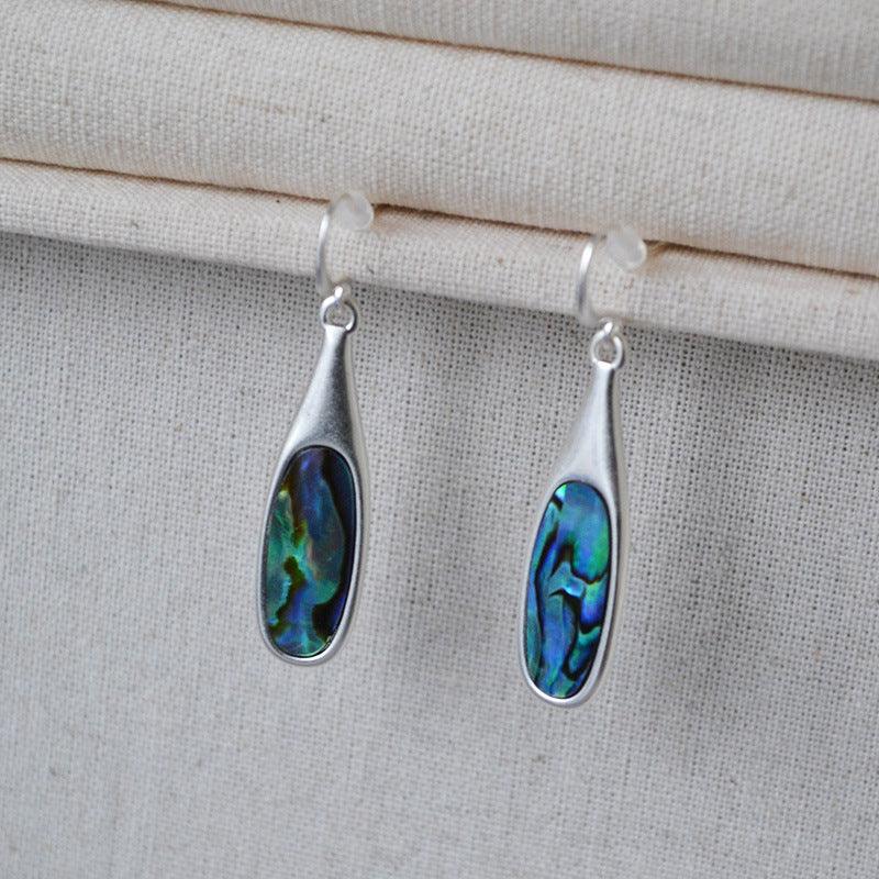 Vintage Colourful Silver Earrings - Adalyn