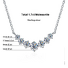 Exquisite 925 Sterling Silver Moissanite Necklace