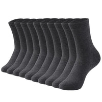 10 PAIRS OF BREATHABLE BAMBOO MEN'S SPORTS SOCKS - ANTI-SLIP-10 pairs D812-10DK-State of Style