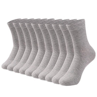10 PAIRS OF BREATHABLE BAMBOO MEN'S SPORTS SOCKS - ANTI-SLIP-10 pairs D812-10GY-State of Style
