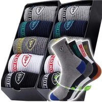 10 PAIRS OF BREATHABLE BAMBOO MEN'S SPORTS SOCKS - ANTI-SLIP-5 pairs DP088-State of Style