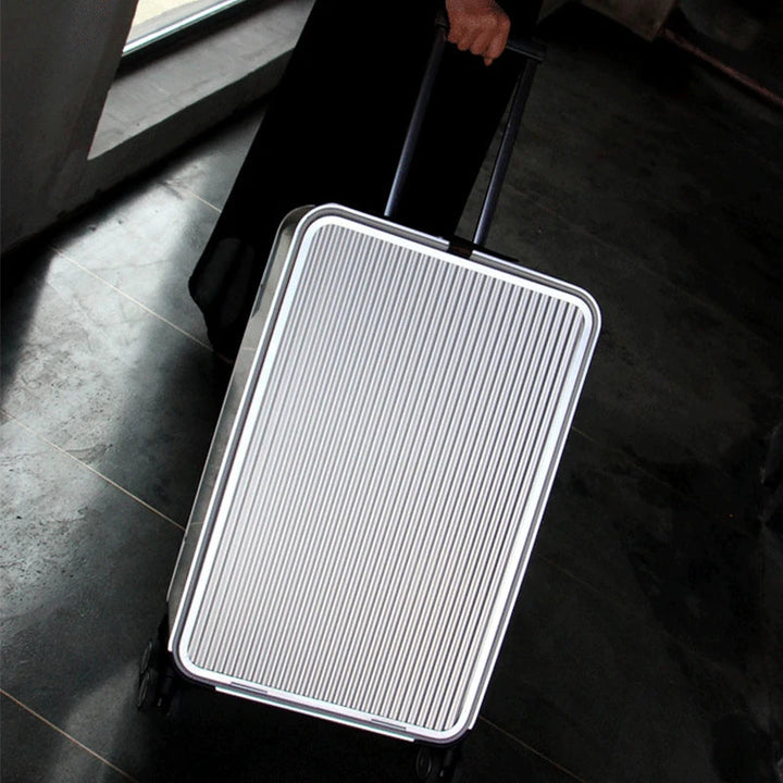 100% Aluminium hard-shell case – Valparaíso-Silver-XS (34 L)-State of Style