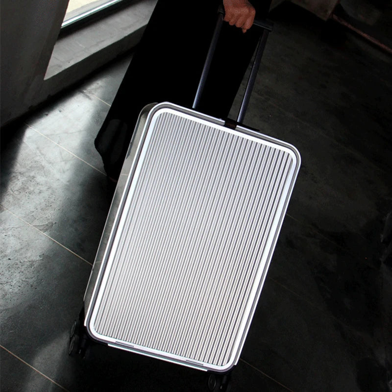 100% Aluminium hard-shell case – Valparaíso-Silver-XS (34 L)-State of Style