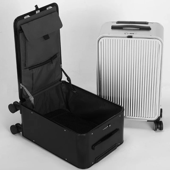 100% Aluminium hard-shell case – Valparaíso-Silver-XS (34 L)-State of Style