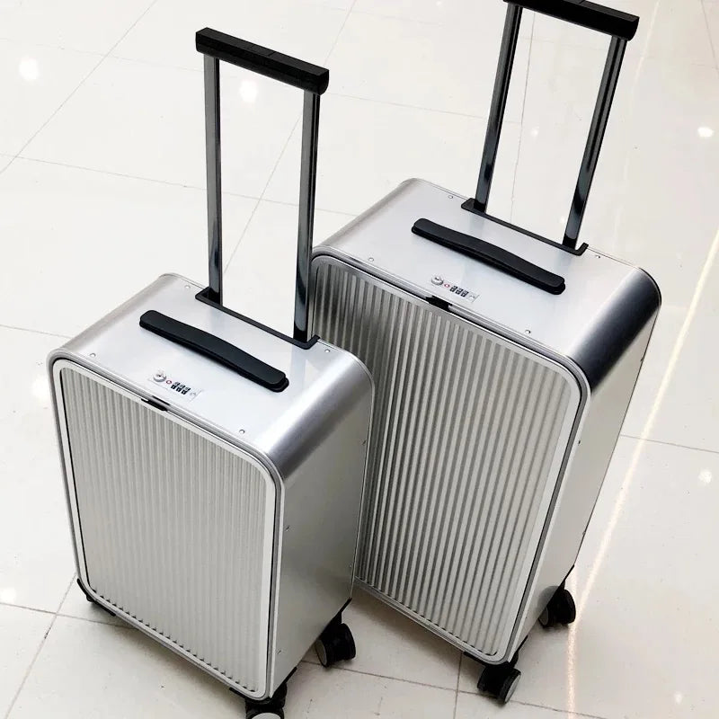 100% Aluminium hard-shell case – Valparaíso-Silver-XS (34 L)-State of Style