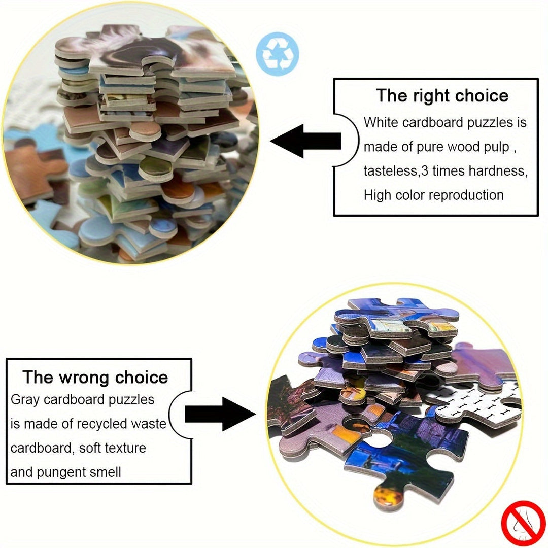 1000-Piece Round Zodiac Puzzle - ZodiacDreams-State of Style