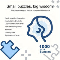 1000-Piece Round Zodiac Puzzle - ZodiacDreams-State of Style