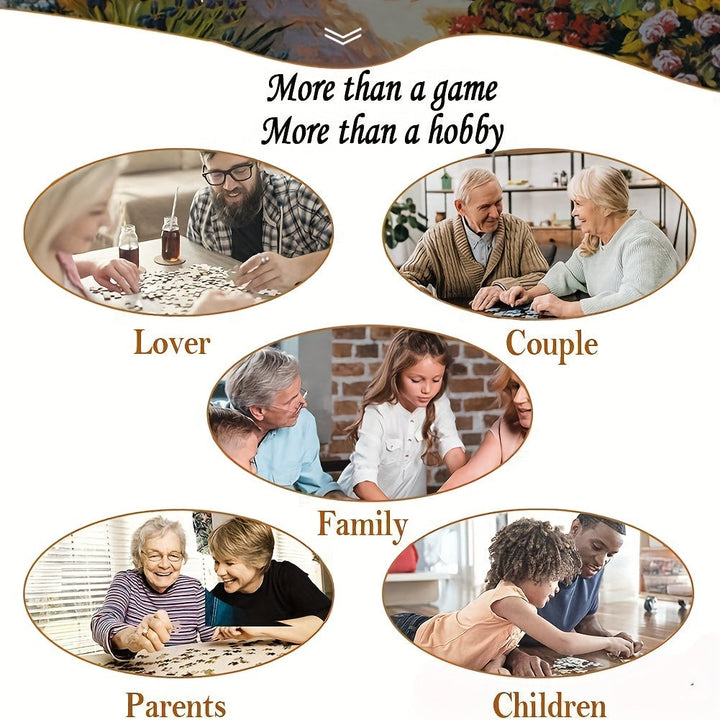 1000-Piece Round Zodiac Puzzle - ZodiacDreams-State of Style