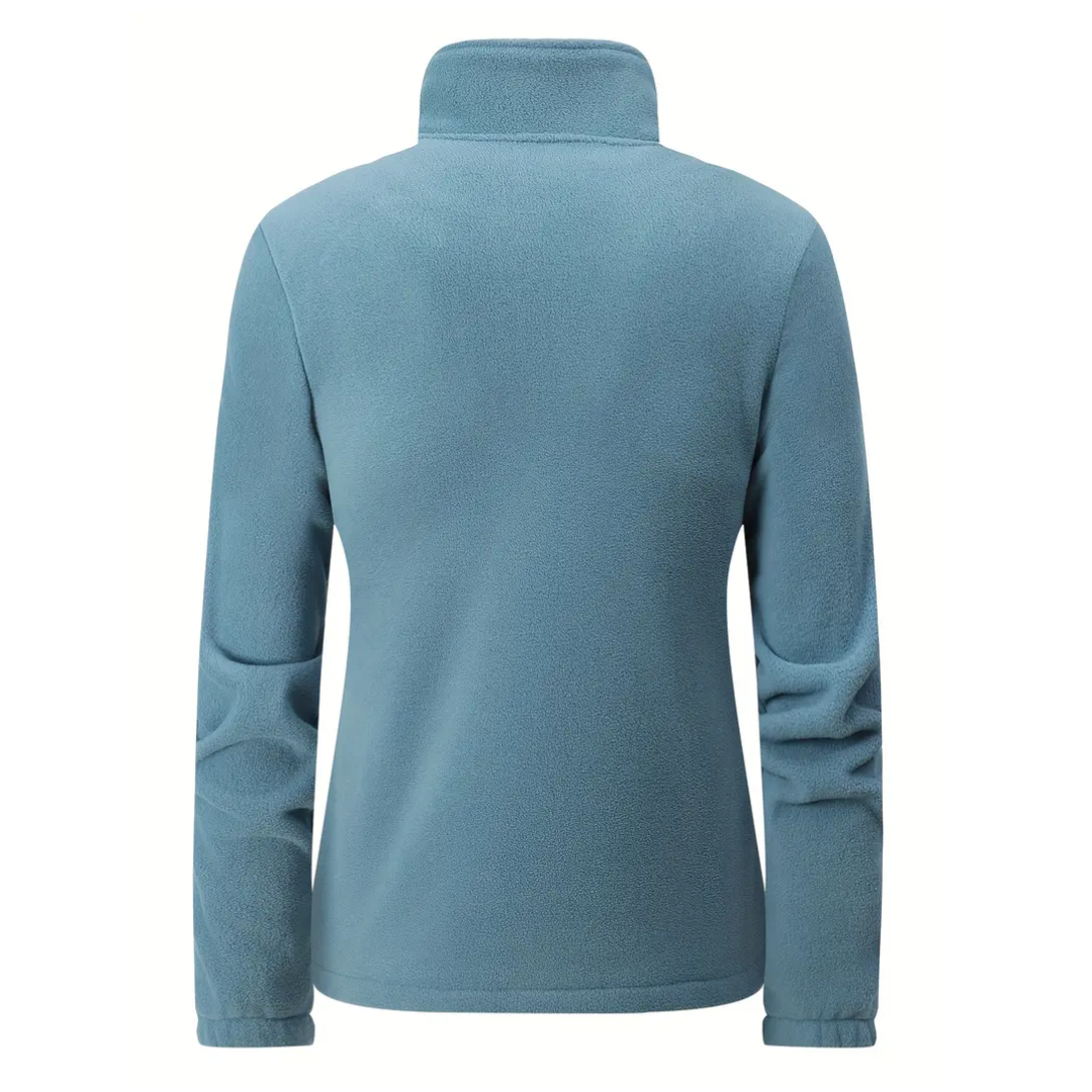 Ladies Outdoor Fleece Jacket warm lined with plush inner lining - Liv