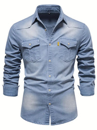 Denim Men's Shirt - Hugo