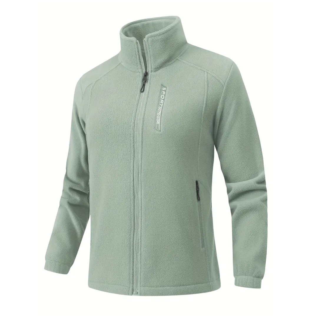Ladies Outdoor Fleece Jacket warm lined with plush inner lining - Liv