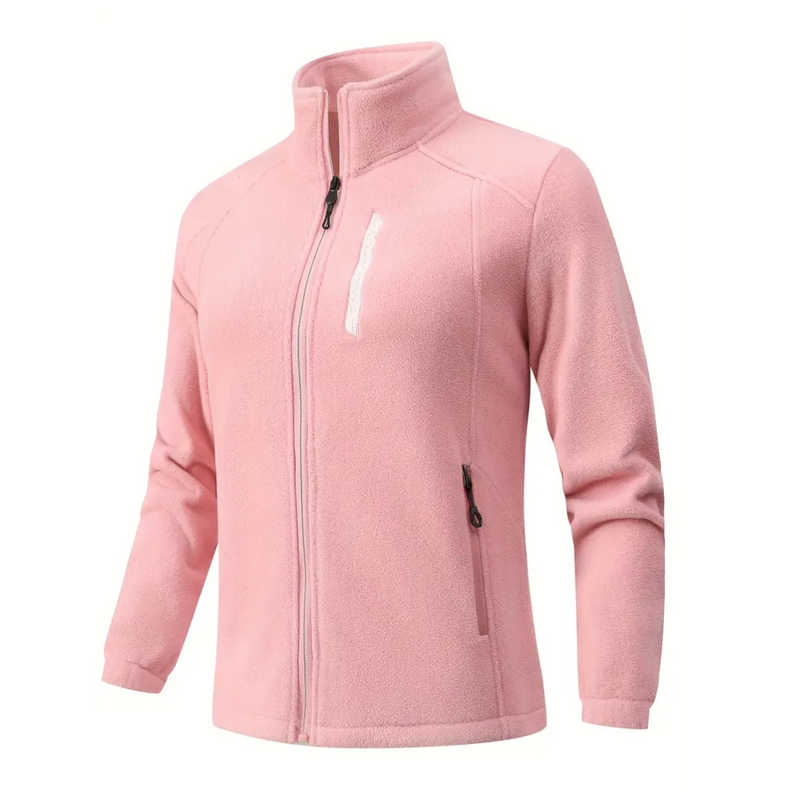 Ladies Outdoor Fleece Jacket warm lined with plush inner lining - Liv