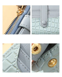 Elegant Leather Clutch Money Clip Wallet