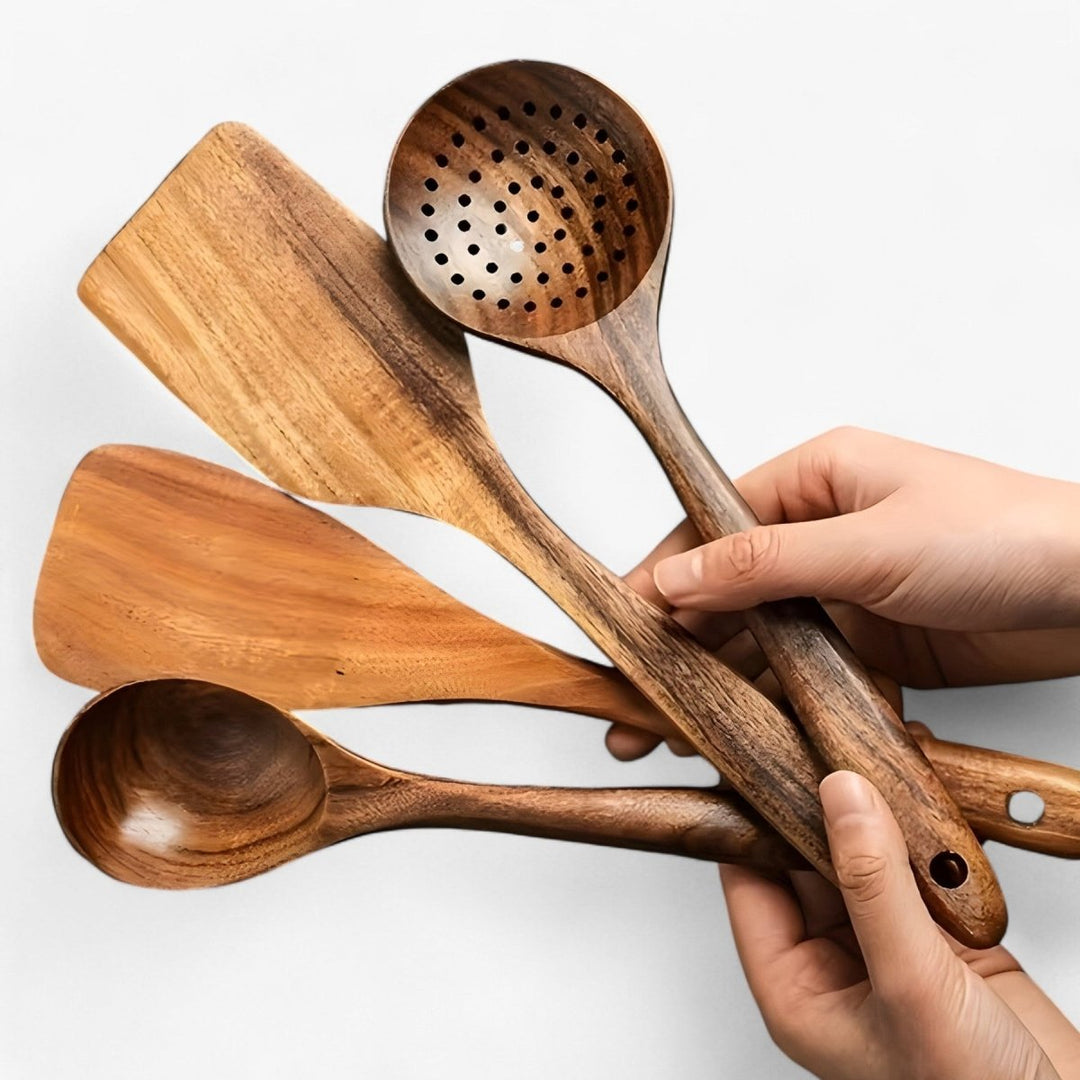 11-Piece Heat Resistant Wooden Kitchen Set - WoodChef-State of Style