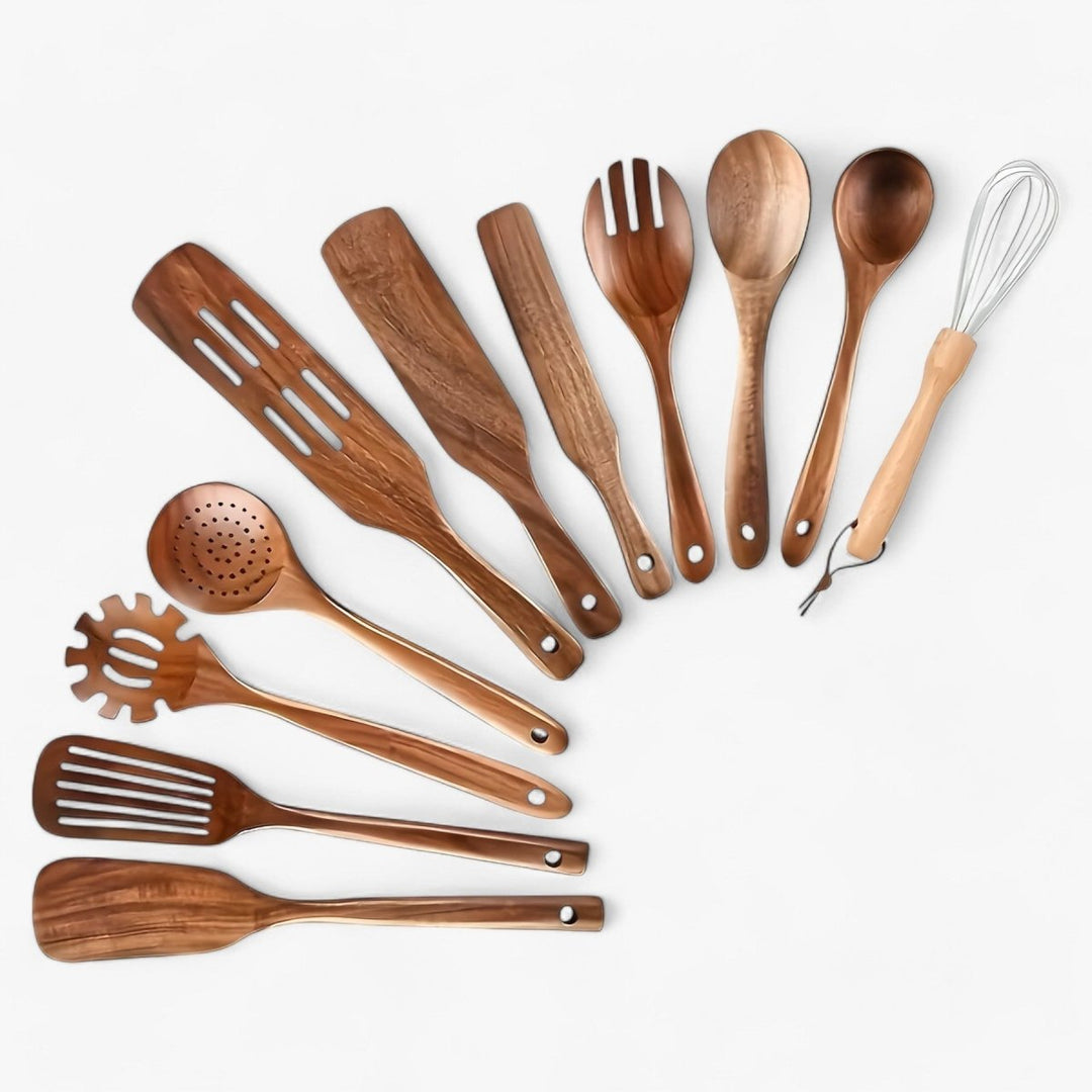 11-Piece Heat Resistant Wooden Kitchen Set - WoodChef-State of Style