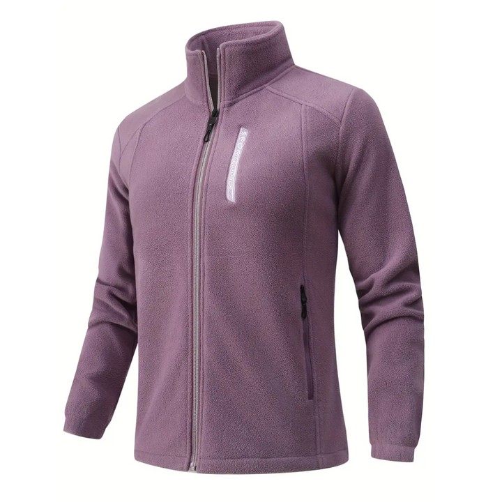 Ladies Outdoor Fleece Jacket warm lined with plush inner lining - Liv
