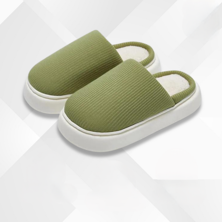 Ladies' house slippers with orthopedic comfort - Amira