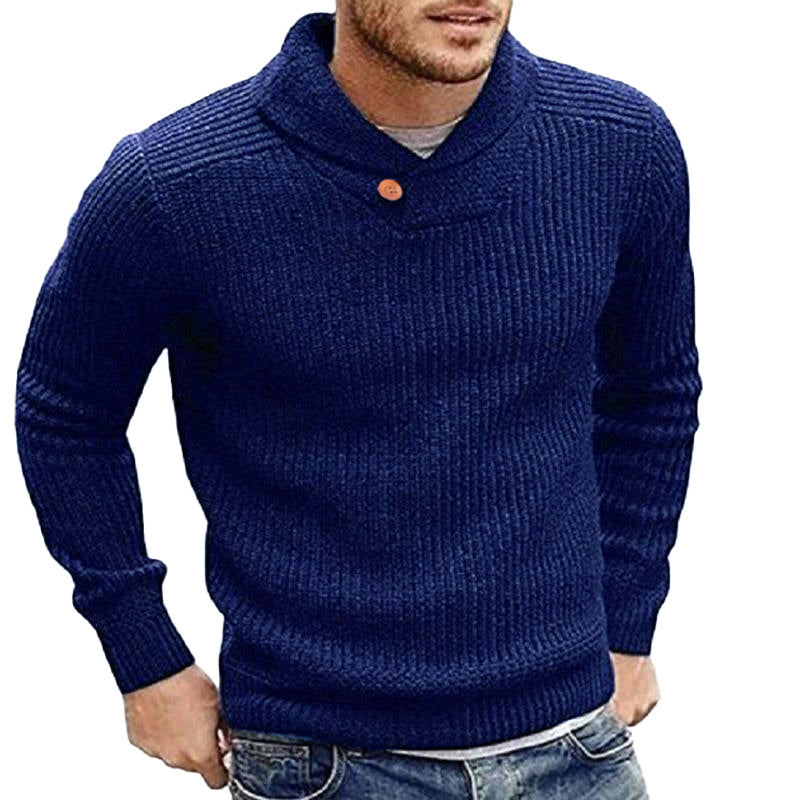 Plain Men's Knit Sweater – Adrian