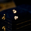 Heart Pearl Studs - Amelie