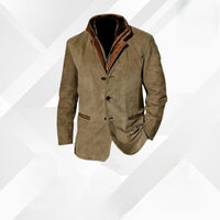Men's autumn jacket – Leandro in autumn leaf tones